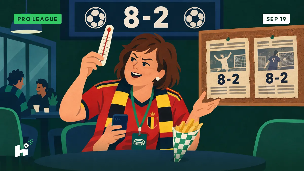 Four days after Real Madrid, Anderlecht put eight past Waregem: Nadine rereads 1984