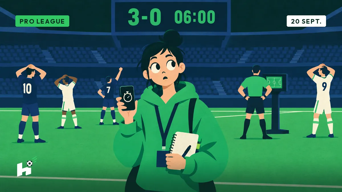 Six minutes de VAR pour le 3-0 d’Anderlecht, Louise a chronometre le silence