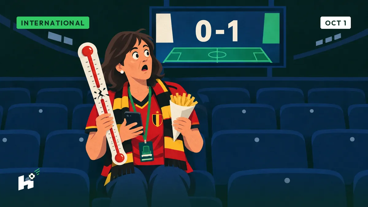 Belgium beaten 0-1, Zidane “passes two out of two”: Nadine’s thermometer melts
