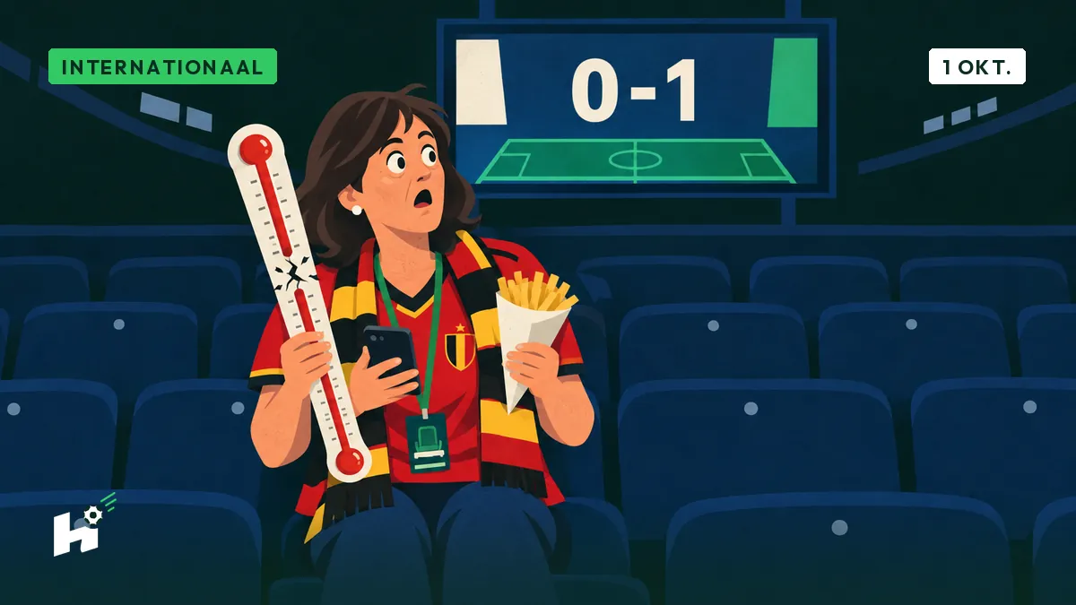 België met 0-1 geklopt, Zidane „twee op twee geslaagd”: Nadines thermometer smelt