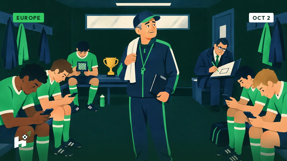Olise plays chess during the title celebration, Freddy tries it in the dressing room