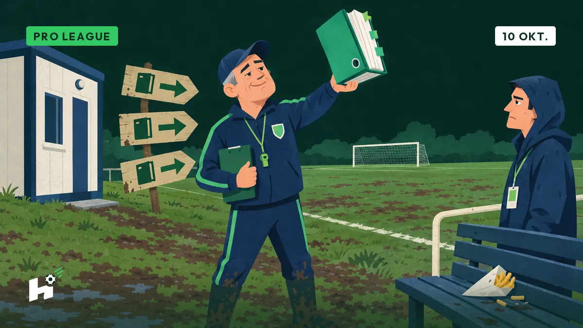 Florucz vrijgesproken in beroep voor rood in een oefenmatch: de trainer pakt zijn map