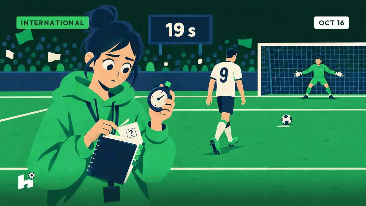 Nineteen seconds of slow walking to a penalty: Louise looks for the suspense rule