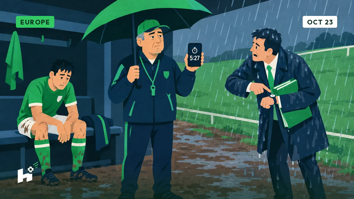 Carrick talks for 5 minutes 27 seconds unprompted: the gaffer times his own team talk