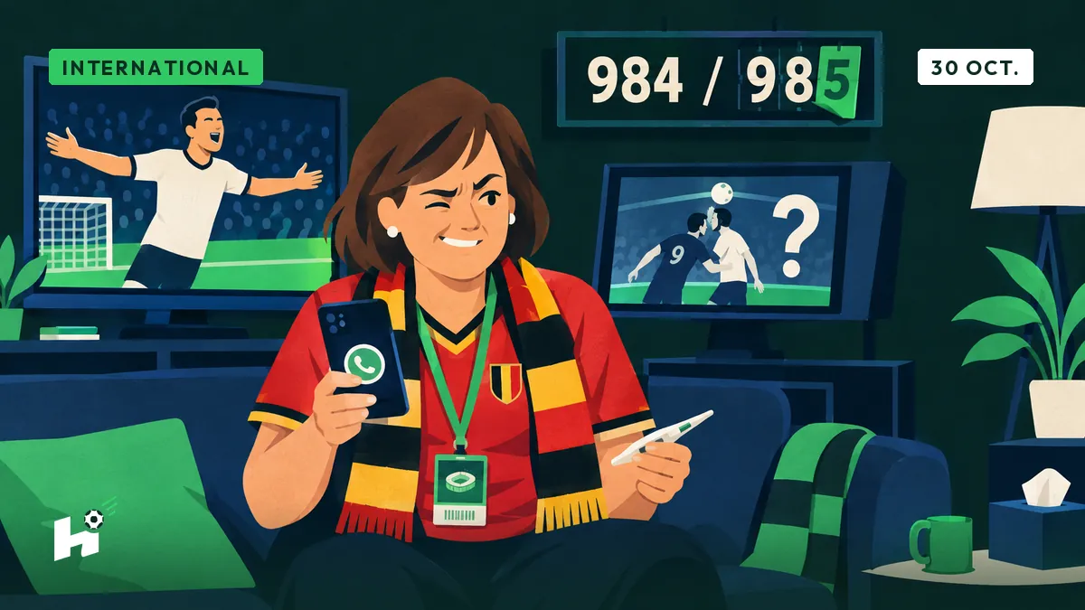 Nadine, sur son canapé, regarde un ralenti figé à la télé et un compteur dont le dernier chiffre hésite entre 984 et 985.